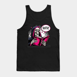 Skeletal Scholar - Undead Academic Humor Tank Top